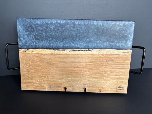 White Oak Serving Board - Black